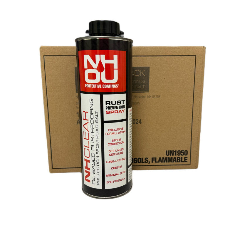 NHOU® Clear Rust Prevention Oil Coating – 6 × 1L Master Box, 6 × 1L