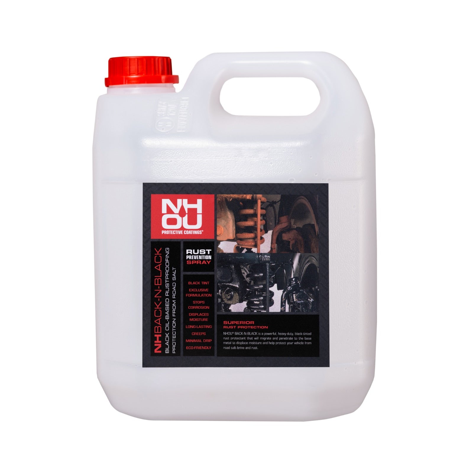 NHOU® Black Rust Prevention Oil Coating – 5L Professional Container, 5L