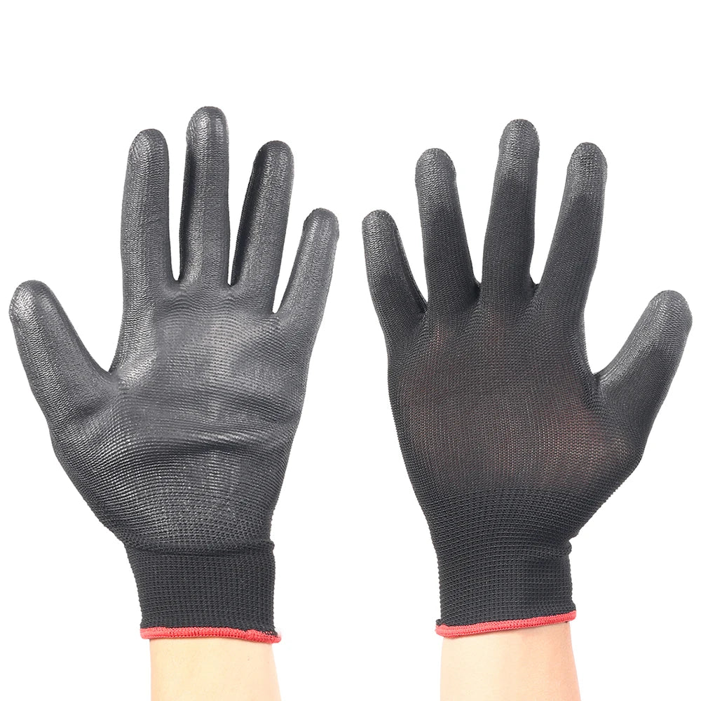 Anti-Static Nylon Work Gloves – Non-Slip Safety Gloves (L/XL), Rustproofing Accessory